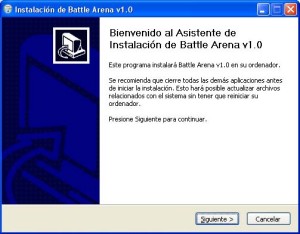 Programa de instalación